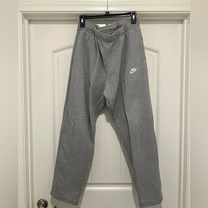 Nike Grey Straight leg Sweatpants